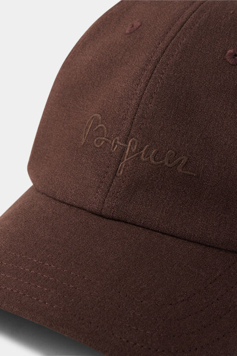 Cap Ralf in Dark brown