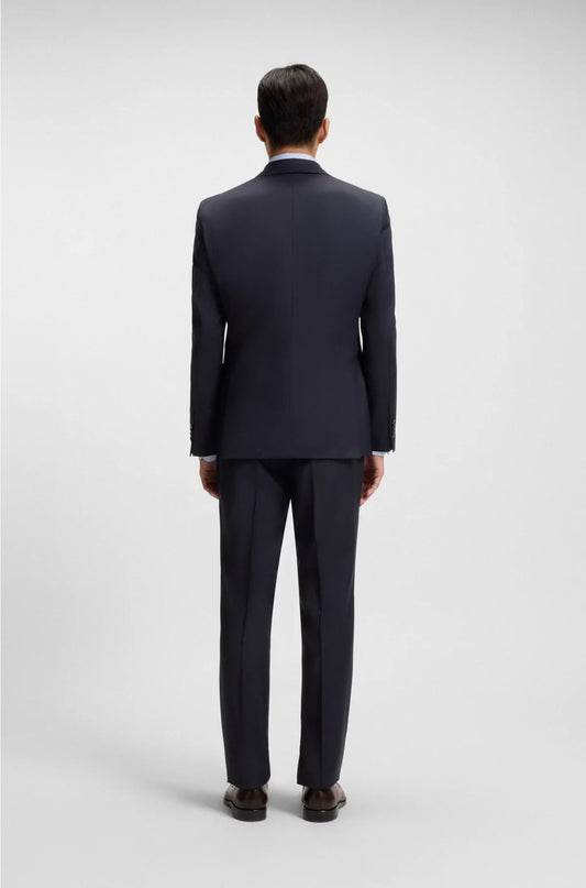 REGULAR-FIT SUIT JACKET IN VIRGIN-WOOL SERGE