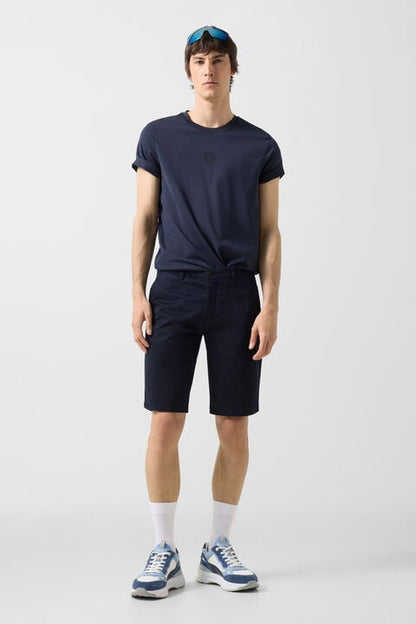 Miami cotton shorts in Navy blue