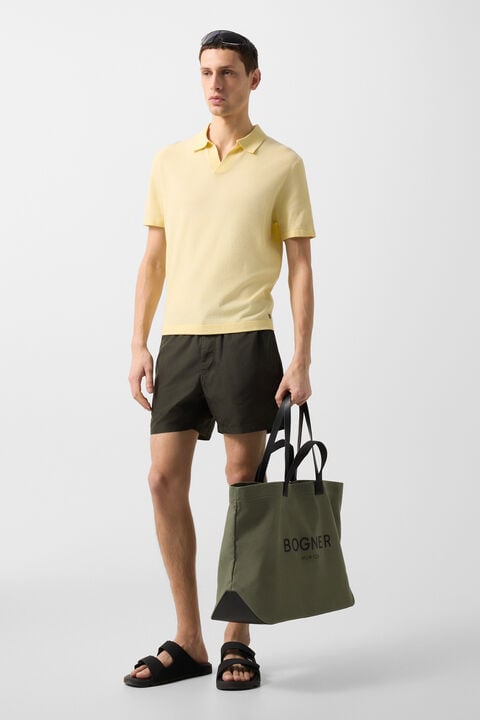 Totebag Curio Ambre in Olive green