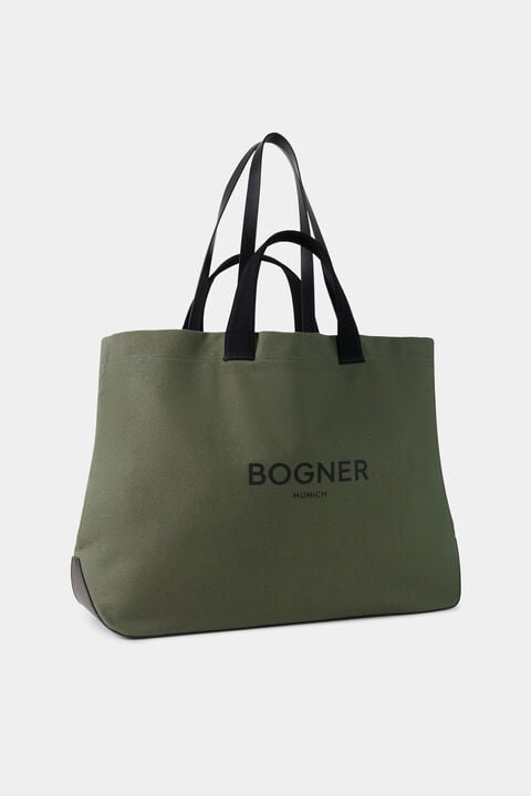 Totebag Curio Ambre in Olive green