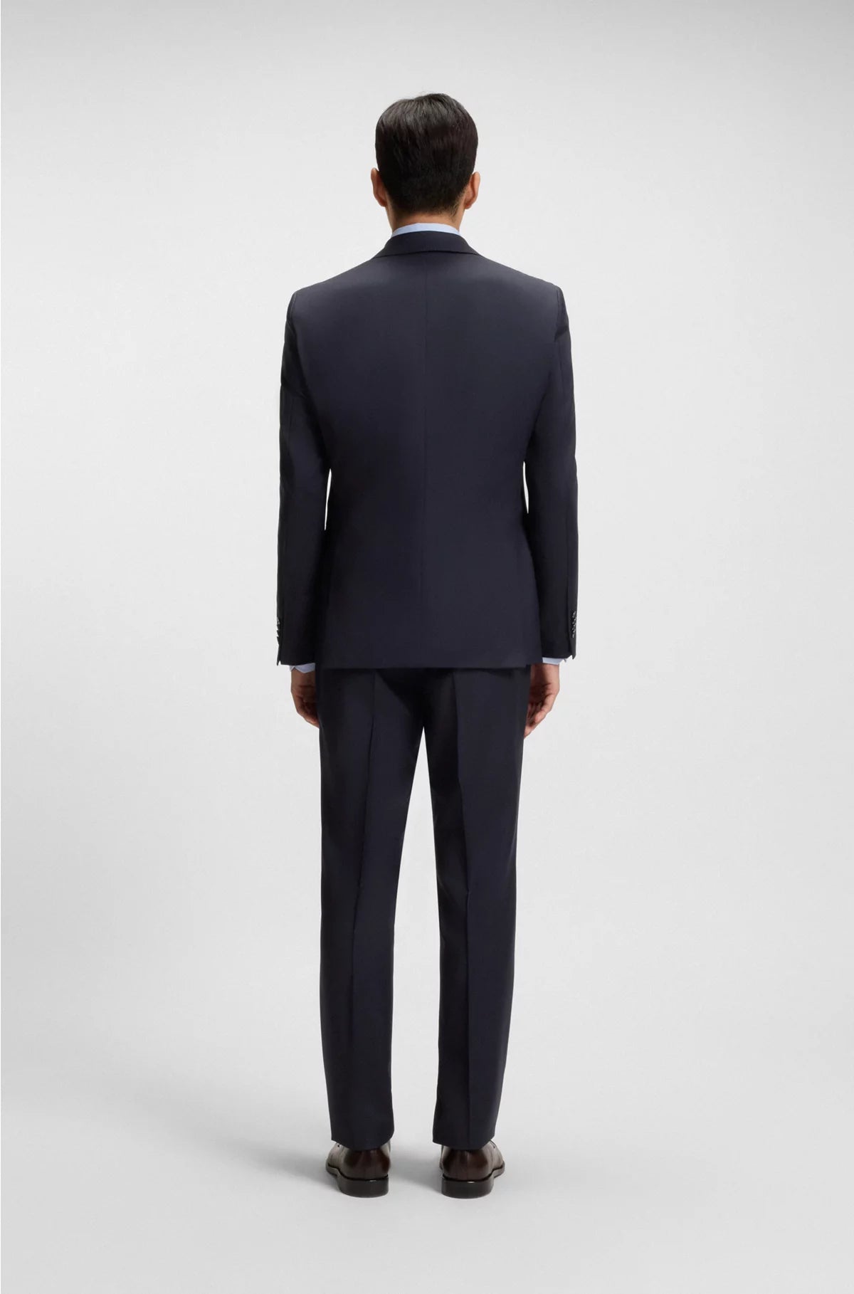 REGULAR-FIT SUIT JACKET IN VIRGIN-WOOL SERGE