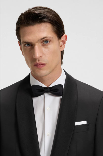 REGULAR-FIT TUXEDO JACKET IN VIRGIN-WOOL SERGE