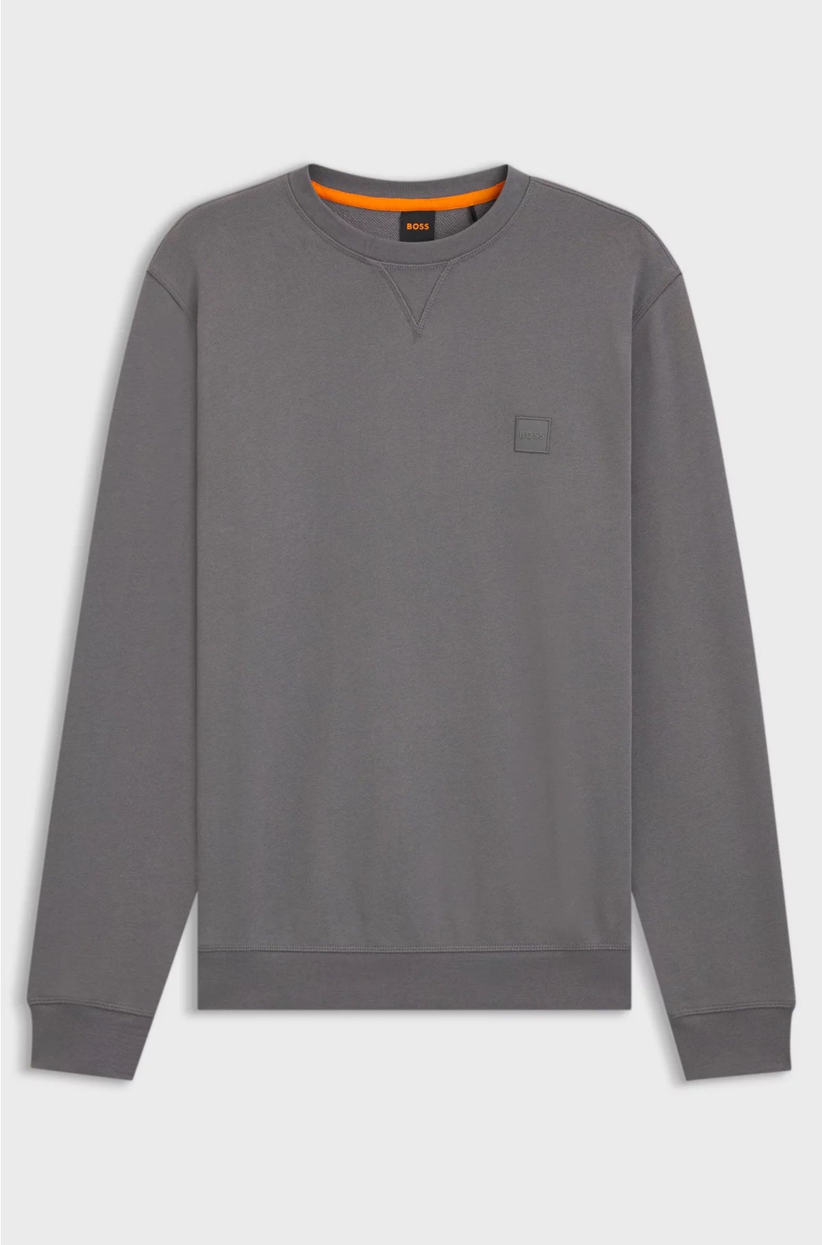 COTTON-TERRY SWEATSHIRT WITH LOGO PATCH