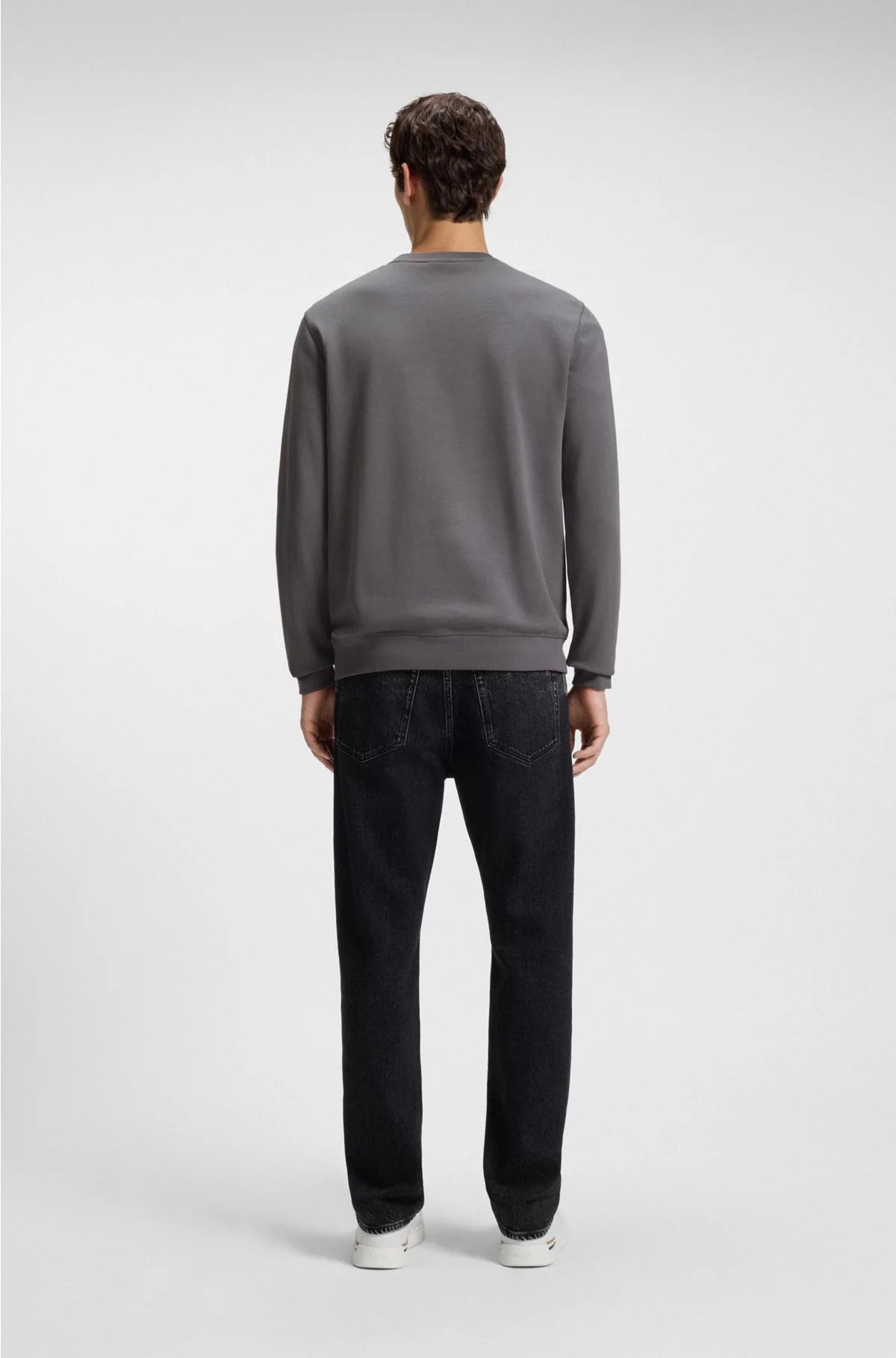 COTTON-TERRY SWEATSHIRT WITH LOGO PATCH