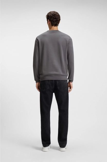COTTON-TERRY SWEATSHIRT WITH LOGO PATCH