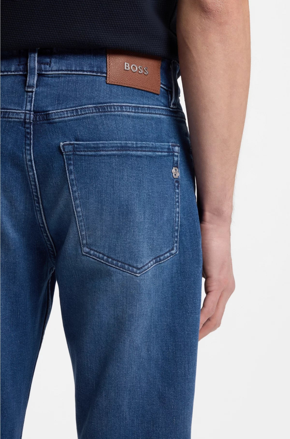MAINE REGULAR-FIT JEANS IN BLUE SOFT-TOUCH DENIM