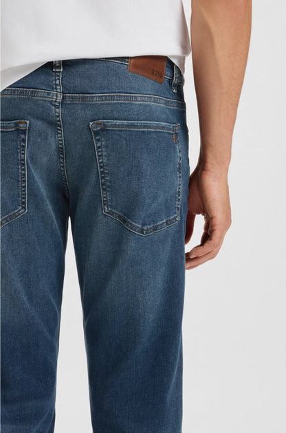 MAINE REGULAR-FIT JEANS IN BLUE SUPER-STRETCH DENIM