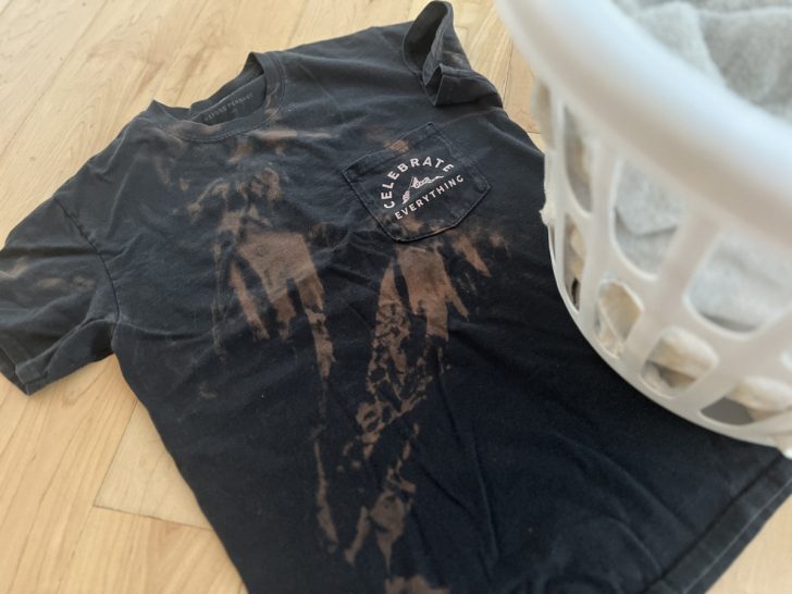 How to fix a bleach stain?